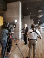 Foto: VDKC-Präsident Prof. Ekkehard Klemm im Interview (Ralf Schöne)