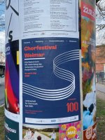 Foto: Chorfestival-Plakat (Katrin Petlusch)