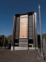 Foto: Großes Chorfestival-Banner bei der Weimarhalle (Ralf Schöne)
